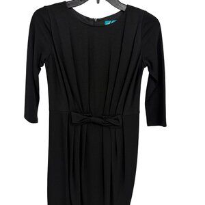 Women's Vfish Black Dress w/ Bow Detail Size XS NWOT